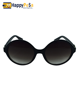 Black Round Women Sunglasses