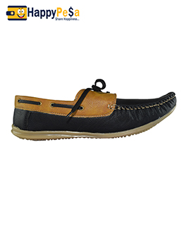 Men Black Casual Lace-up Shoes